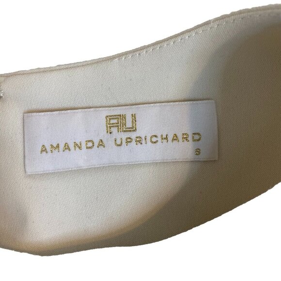 Amanda Uprichard Blouse High Low White Ivory Sleeveless Top Size Small - Picture 5 of 8